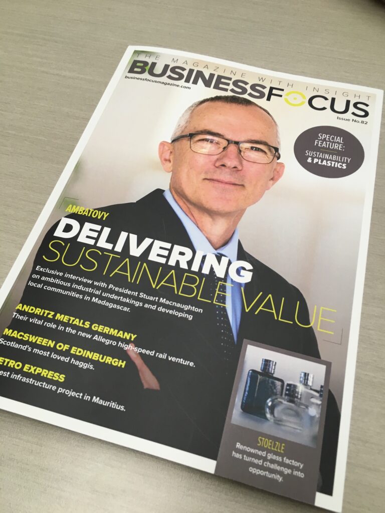 Ambatovy in Business Focus Magazine